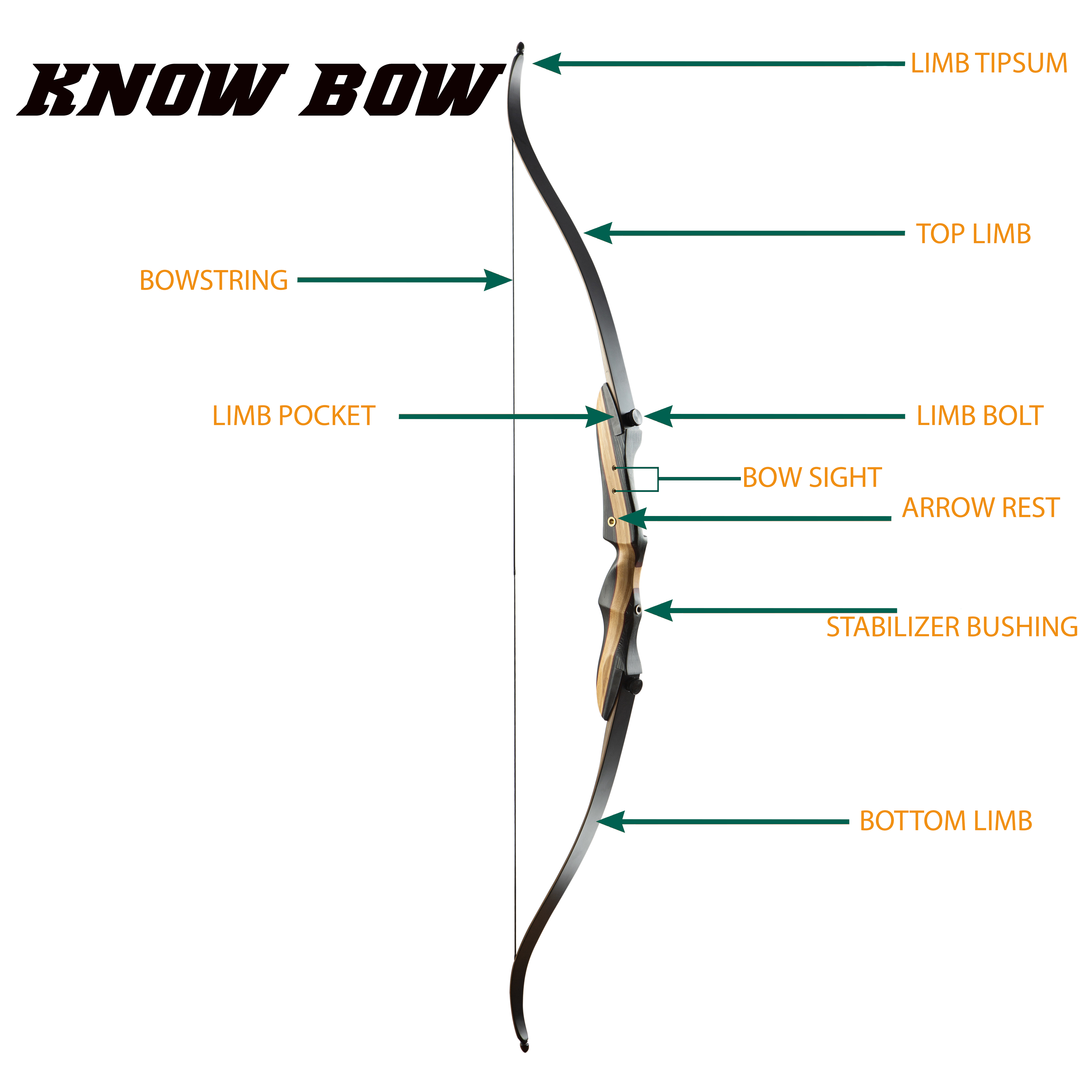 Lightning Archery Recurve Bow and Arrow Set 62